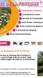 Mobile Screenshot of campingdelafontaine.fr